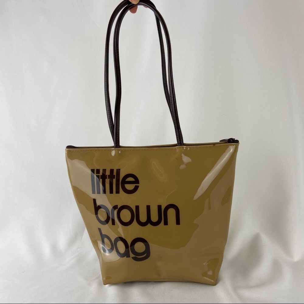 BLOOMINGDALE’S Little Brown Bag with Top Zip